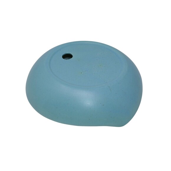 deLee Art 1956 Teal Blue Gold Mid-Century Modern Art Deco Ashtray - Picture 7 of 9